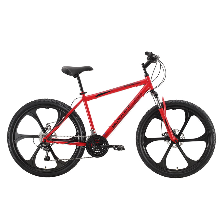 Велосипед Black One Onix 26 D FW красный/черный/красный 2021-2022