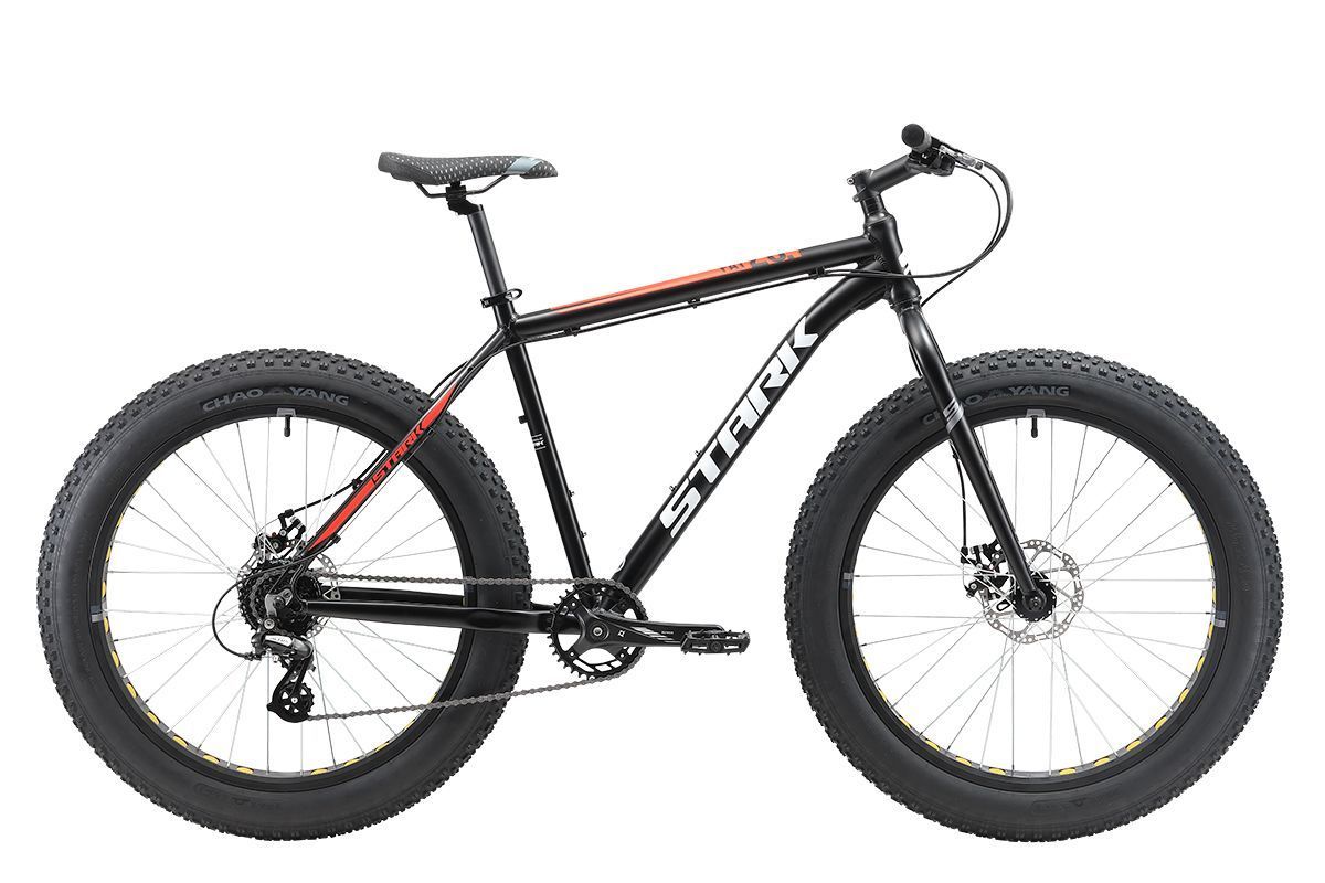 Велосипед Stark'22 Fat 26.2 D чёрный/красный
